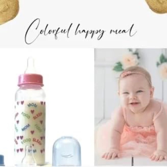 Baby Feeding Bottles, 8 Ounces for Infants, Newborn, Colorful Sets, Pack of 4 - Picture 7 of 7